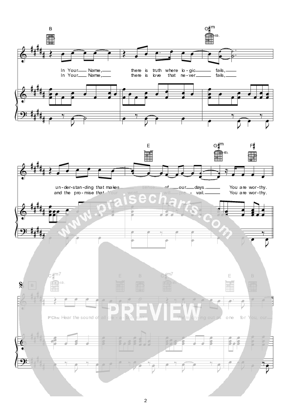 In The Mystery (Instrumental) Lead & Piano (Hillsong Worship)