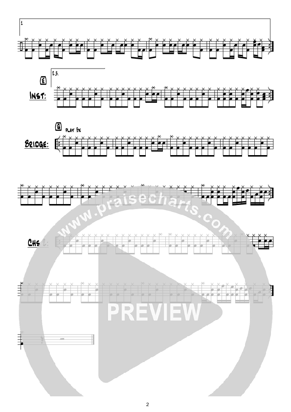 In Your Freedom (Instrumental) Drum Set (Hillsong Worship)