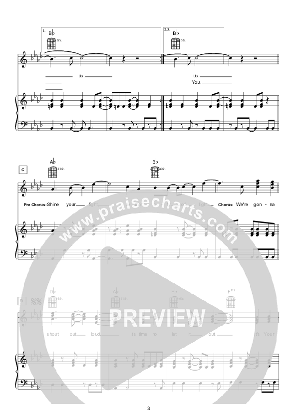 Lord Of All Lead & Piano (Hillsong London / Hillsong Worship)