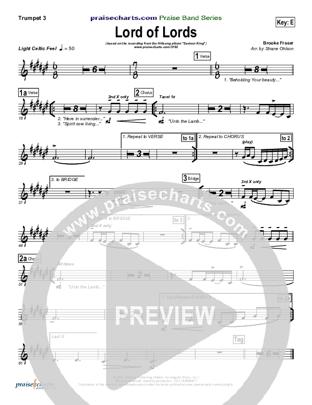 Lord Of Lords Trumpet 3 (Hillsong Worship)