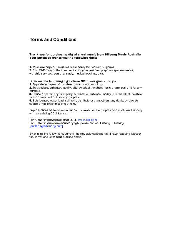 Oh The Blood Lead & Piano (Hillsong Worship)