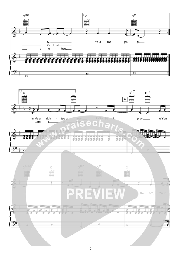 One Thing (Instrumental) Piano Sheet (Hillsong Worship)