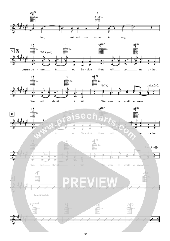 Revolution Lead Sheet (Hillsong UNITED)