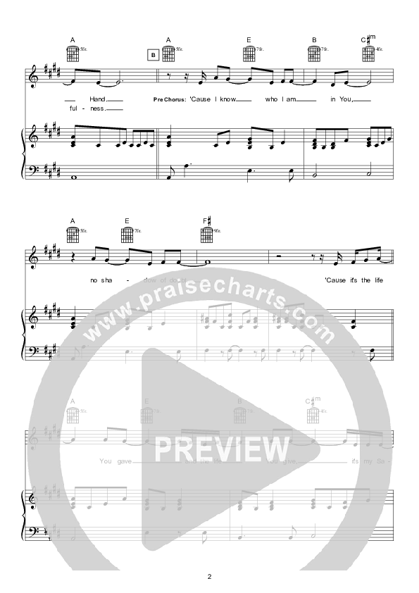 Saviour's Love Lead & Piano (Hillsong London / Hillsong Worship)