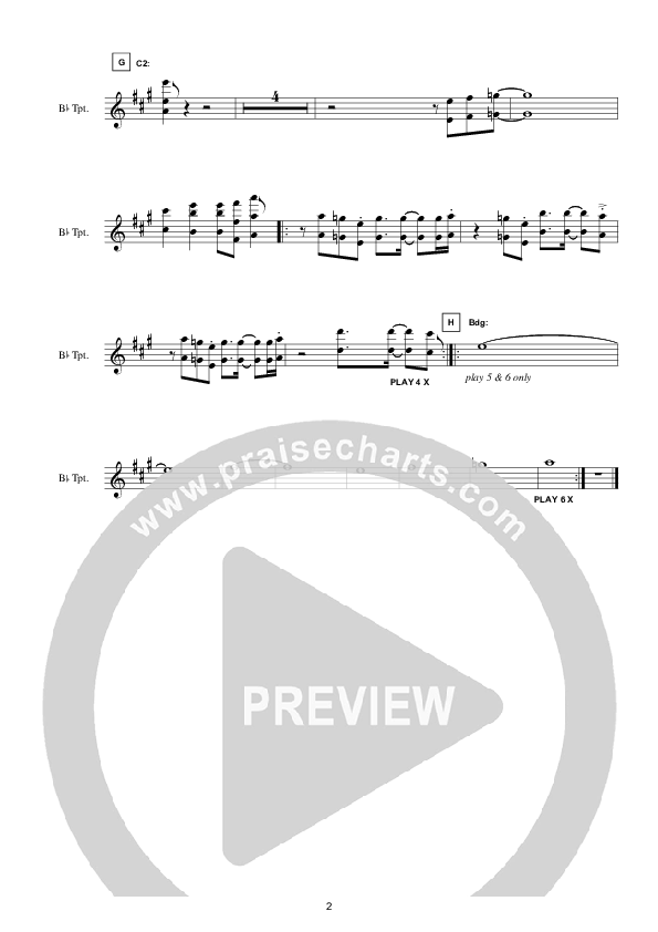 The Freedom We Know (Instrumental) Trumpet (Hillsong Worship)