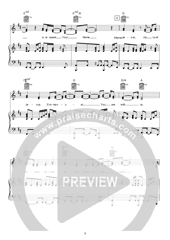 The Only Name Lead & Piano (Hillsong Worship)