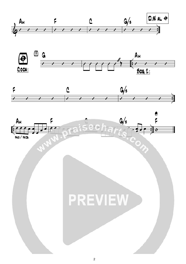 You Alone Are God (Instrumental) Chords & Lyrics (Hillsong Worship)