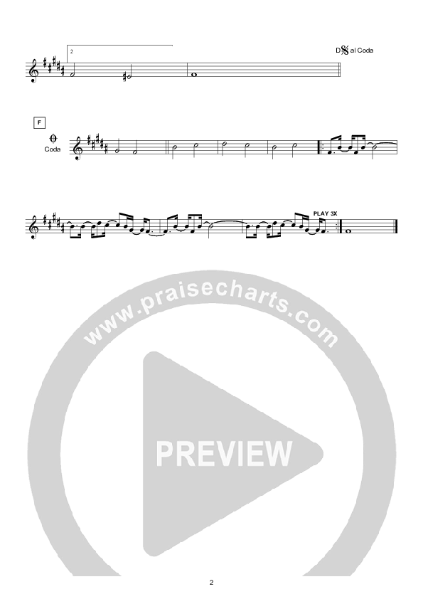 You Are Faithful (Instrumental) Violin 2 (Hillsong Worship)