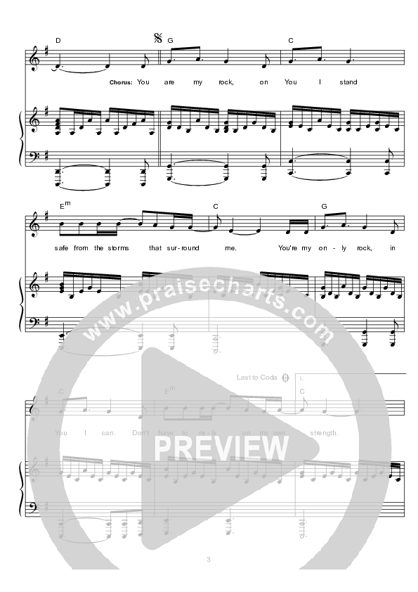 You Are My Rock Lead & Piano (Hillsong London / Hillsong Worship)