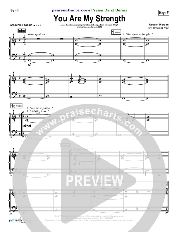 You Are My Strength Synth Strings (Hillsong Worship)