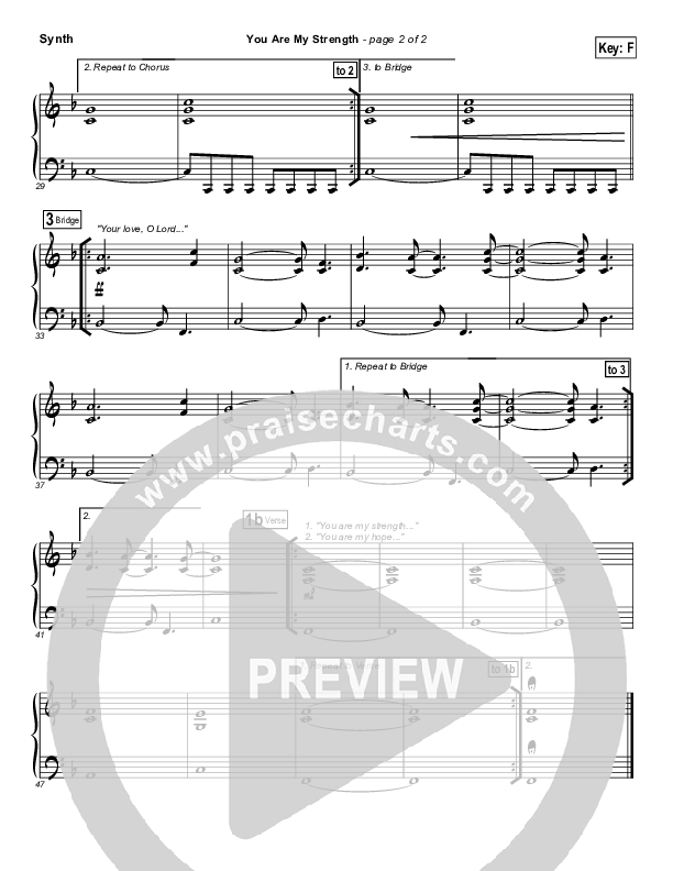 You Are My Strength Synth Strings (Hillsong Worship)