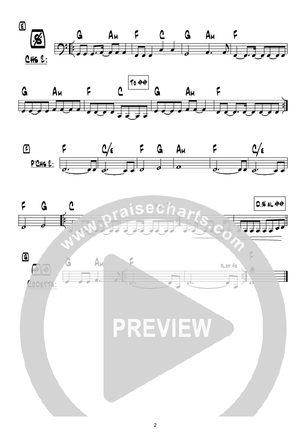 You Saw Me (Instrumental) Bass Guitar (Hillsong Worship)