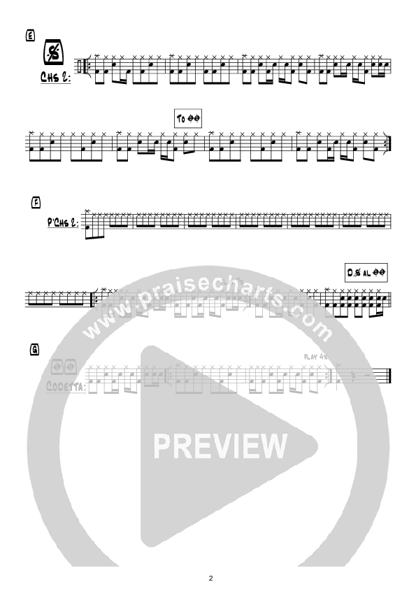 You Saw Me (Instrumental) Drum Set (Hillsong Worship)