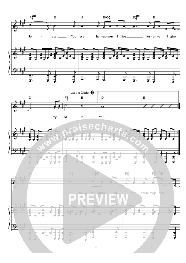 You're Here With Me Lead & Piano (Hillsong London / Hillsong Worship)