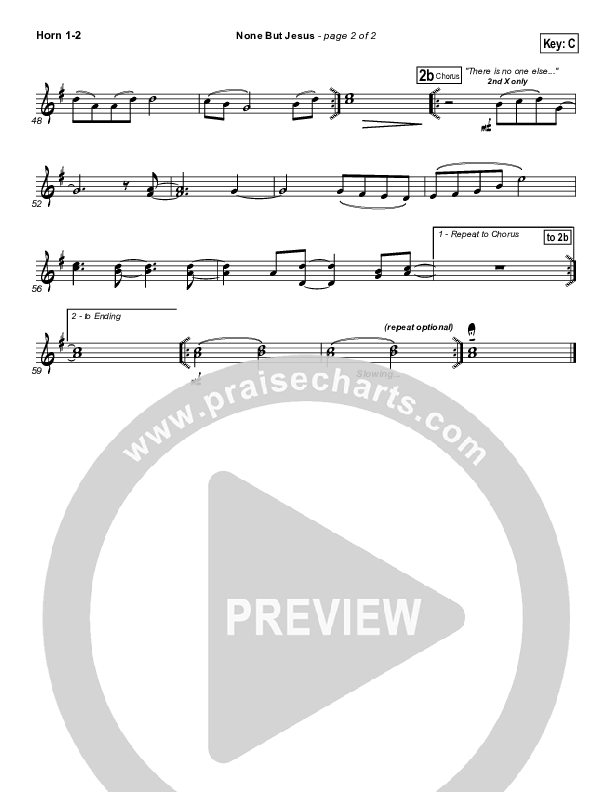 None But Jesus Brass Pack (Hillsong Worship)