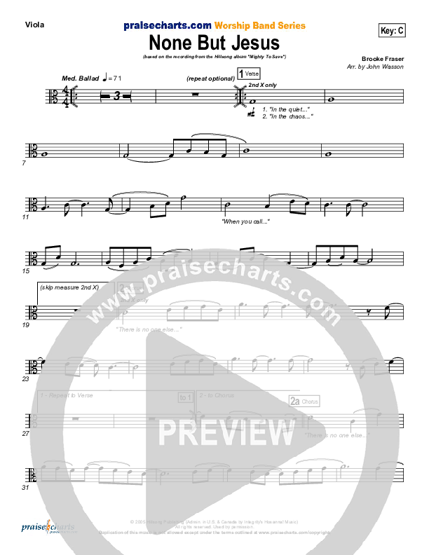 None But Jesus Viola (Hillsong Worship)