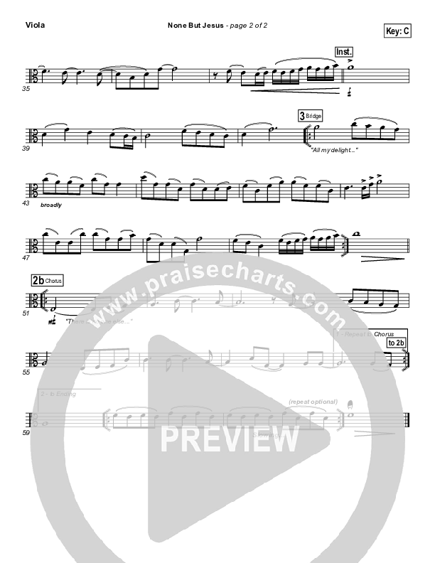 None But Jesus Viola (Hillsong Worship)