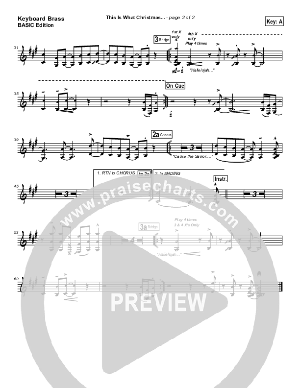 This Is What Christmas Means To Me Synth Brass (Tommy Walker)