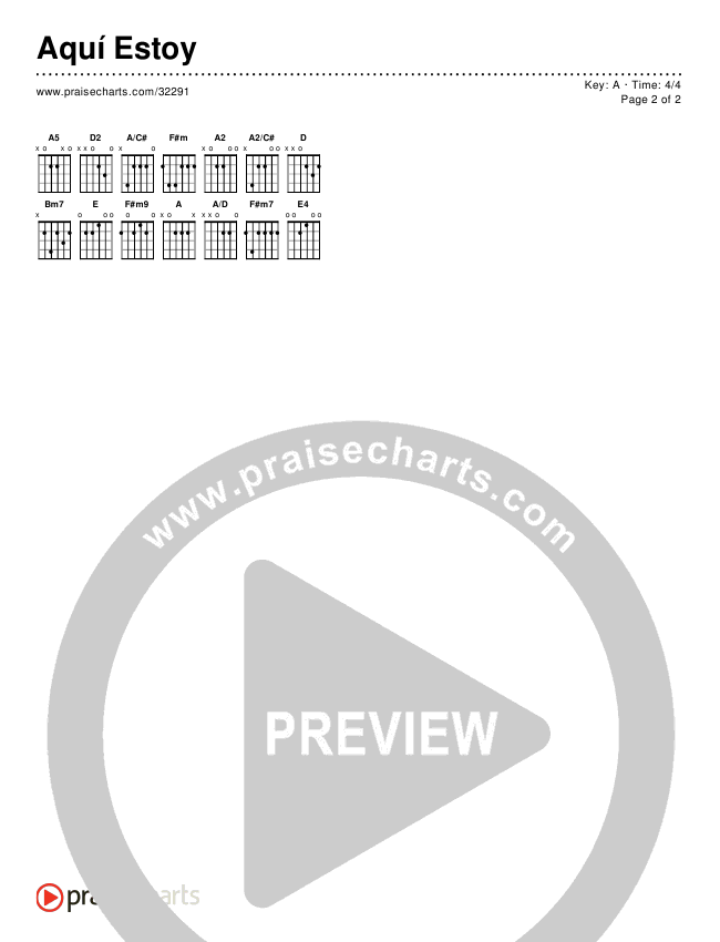 Aquí Estoy (The Stand) Chords & Lyrics ()