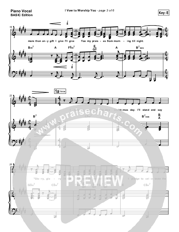 I Vow To Worship You Piano/Vocal (Tommy Walker)