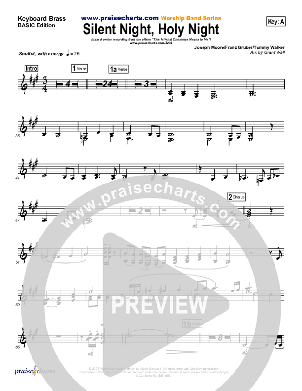 Silent Night Holy Night Synth Brass (Tommy Walker)