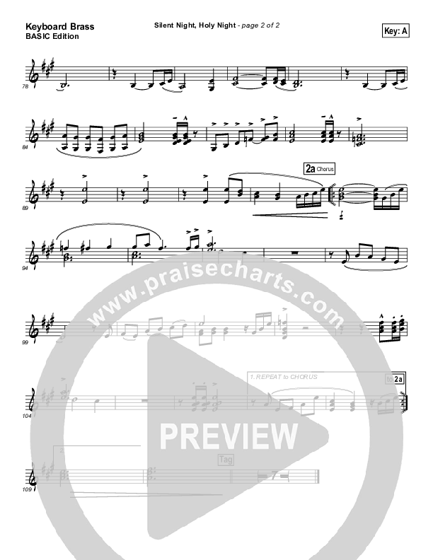 Silent Night Holy Night Synth Brass (Tommy Walker)