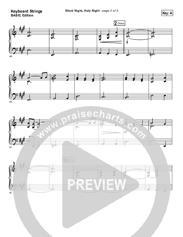 Silent Night Holy Night Synth Strings (Tommy Walker)