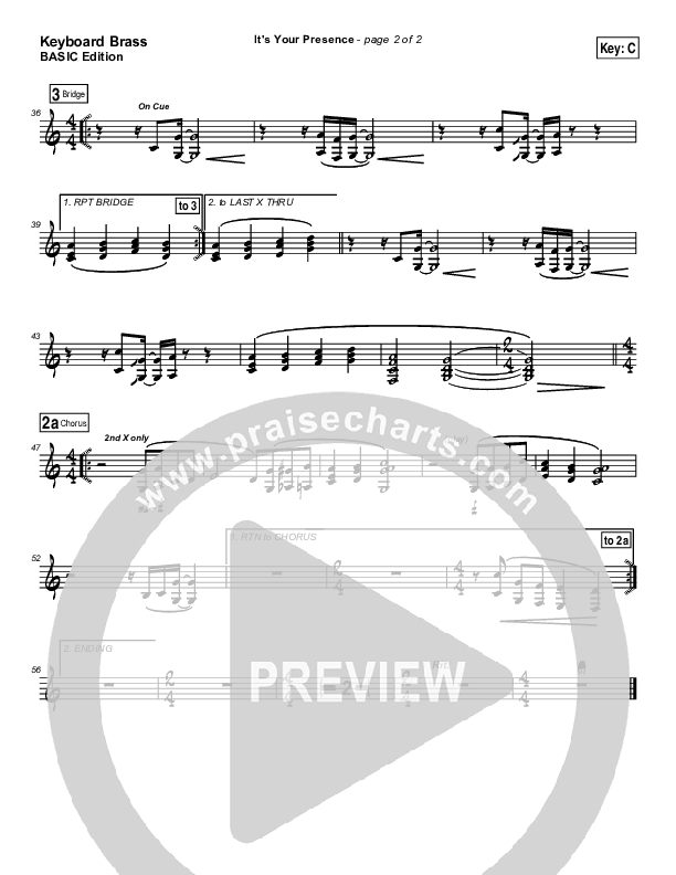 It's Your Presence Synth Brass (Tommy Walker)