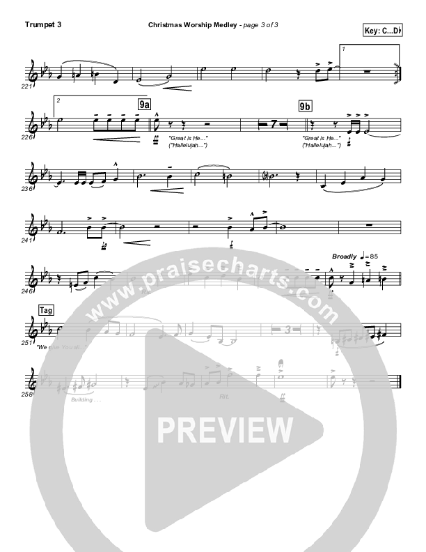 Christmas Worship Medley (Alpha And Omega /  Be Unto Your Name / Magnificent And Holy / The Almighty Trumpet 3 (Israel Houghton)