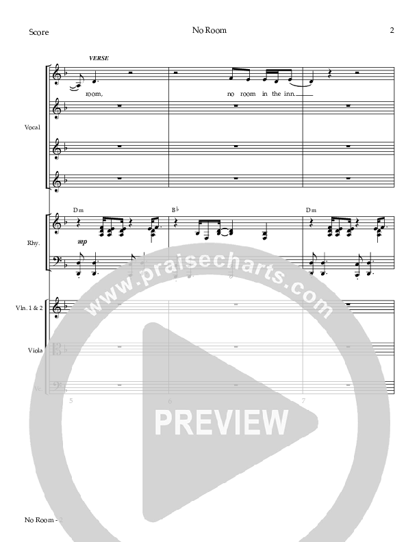 No Room (The Innkeeper) Orchestration (Todd Agnew)