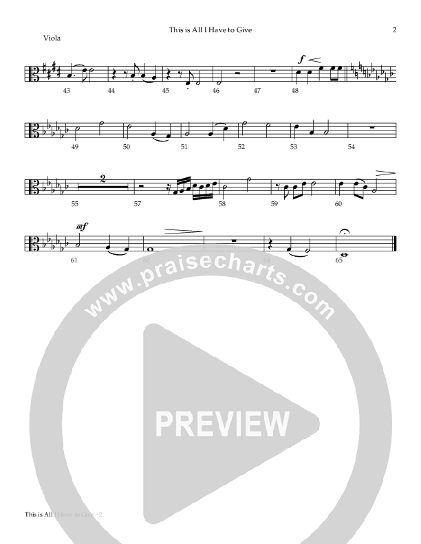 This Is All I Have To Give (Joseph) Viola (Todd Agnew)