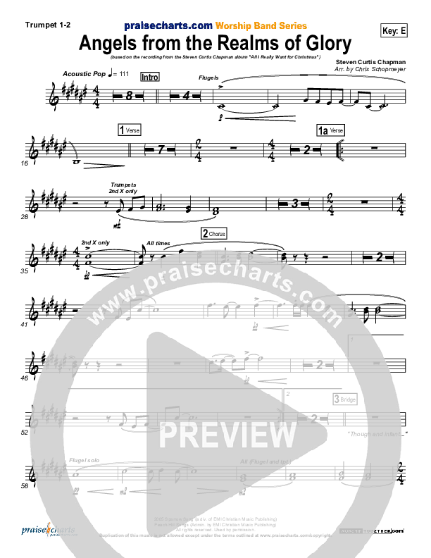 Angels From The Realms Of Glory Brass Pack (Steven Curtis Chapman)