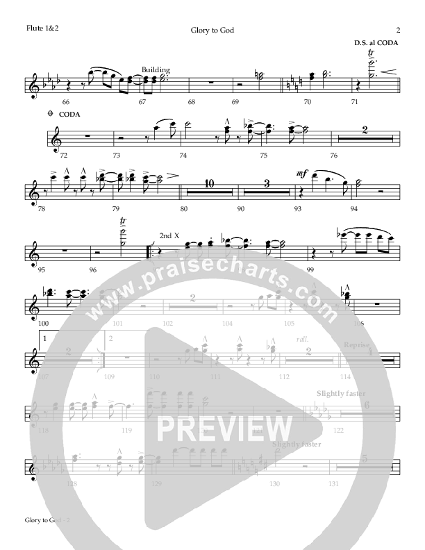 Glory To God (The Angels) Flute (Todd Agnew)