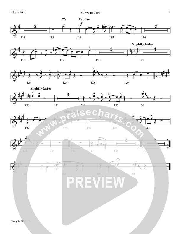 Glory To God (The Angels) French Horn 1/2 (Todd Agnew)