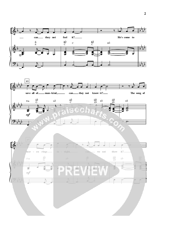 Glory To God (The Angels) Piano/Vocal (Todd Agnew)