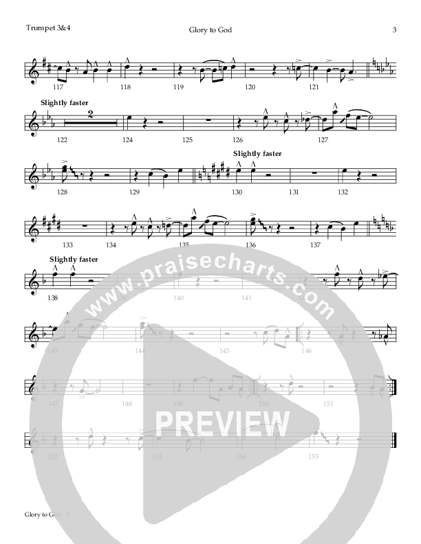 Glory To God (The Angels) Trumpet 3/4 (Todd Agnew)