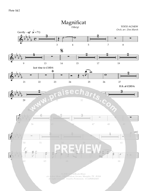 Magnificat (Mary) Flute (Todd Agnew)
