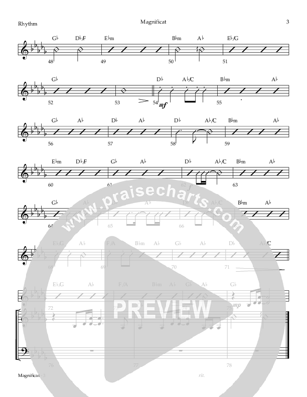 Magnificat (Mary) Rhythm Chart (Todd Agnew)