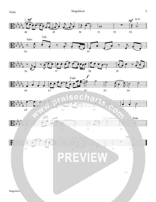 Magnificat (Mary) Viola (Todd Agnew)