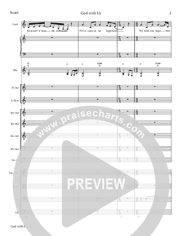God With Us (The Magi) Conductor's Score (Todd Agnew)
