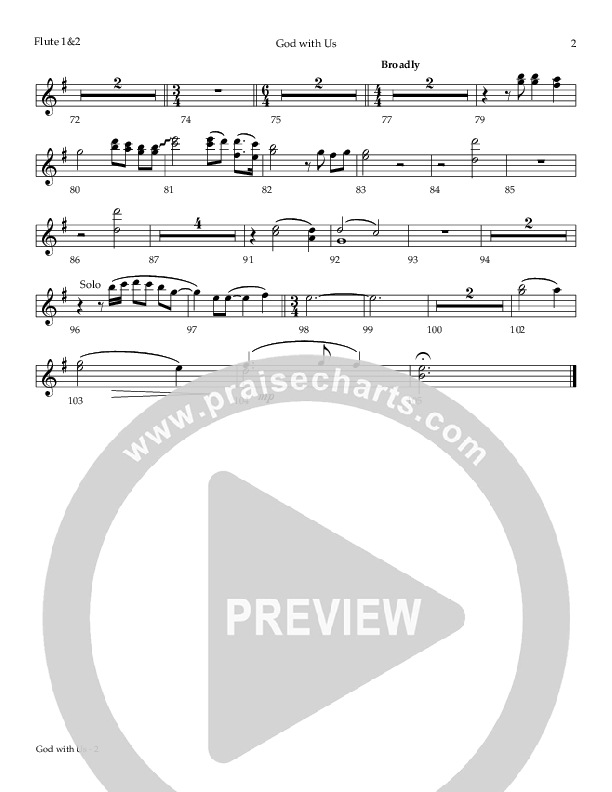 God With Us (The Magi) Flute 1/2 (Todd Agnew)