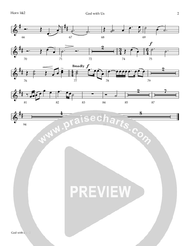 God With Us (The Magi) French Horn 1/2 (Todd Agnew)