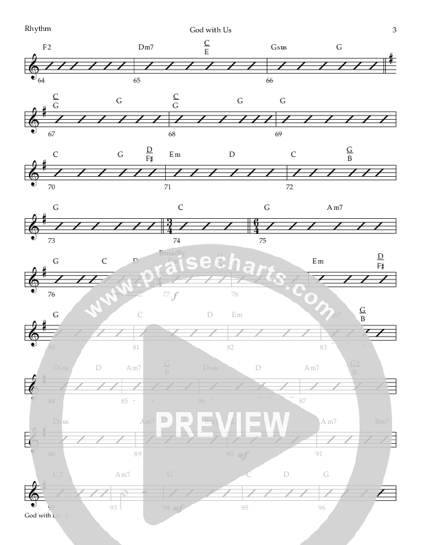 God With Us (The Magi) Rhythm Chart (Todd Agnew)