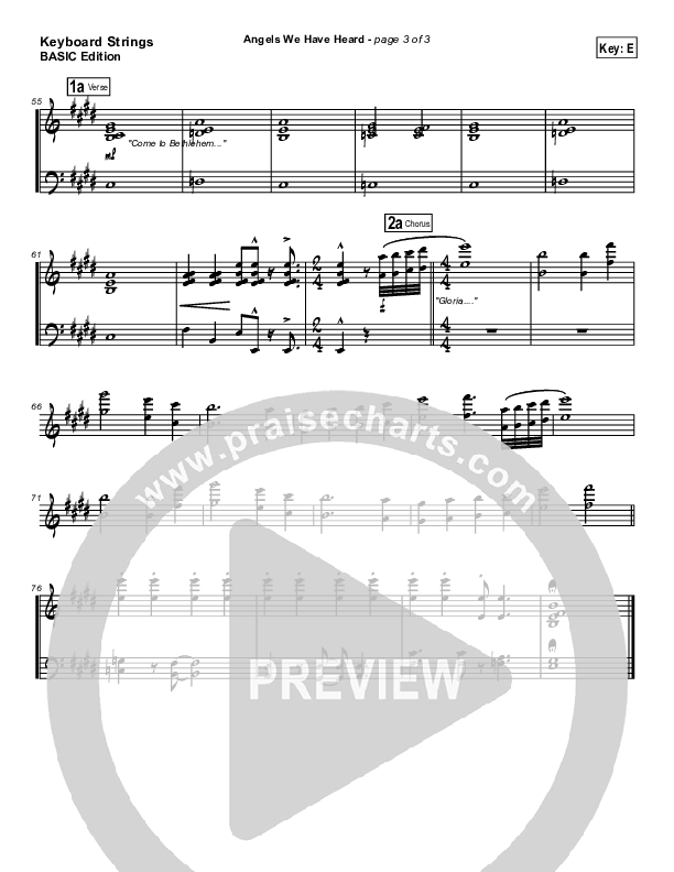 Angels We Have Heard On High Synth Strings (Dennis Jernigan)