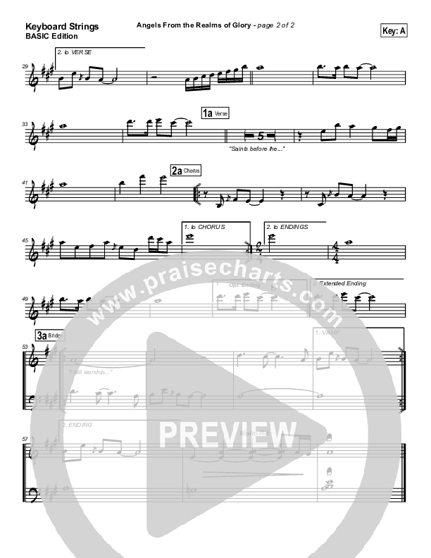 Angels From The Realms Of Glory Synth Strings (Dennis Jernigan)