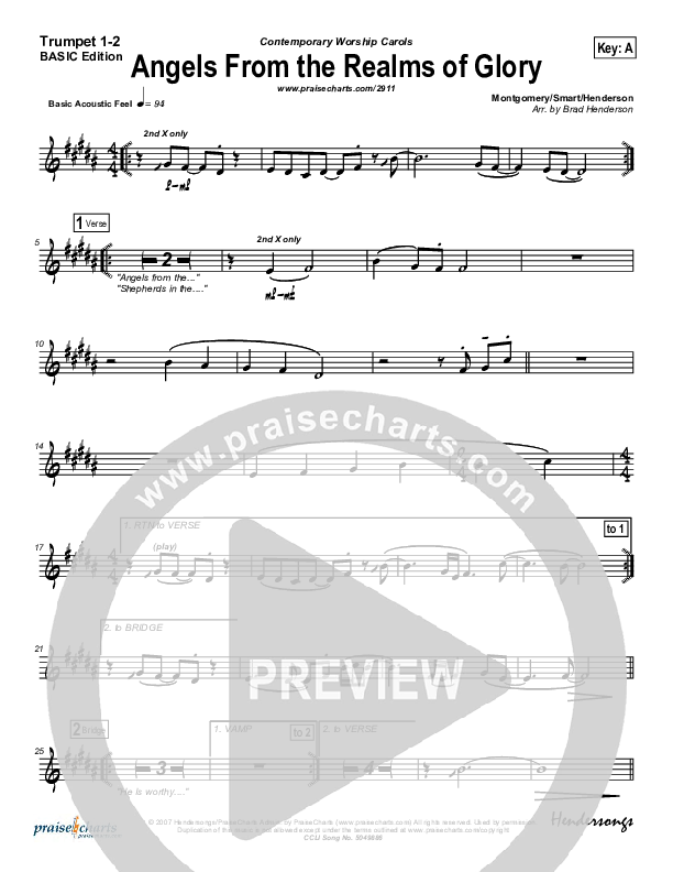 Angels From The Realms Of Glory Trumpet 1,2 (Dennis Jernigan)