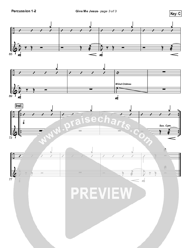 Give Me Jesus Percussion (Jeremy Camp)