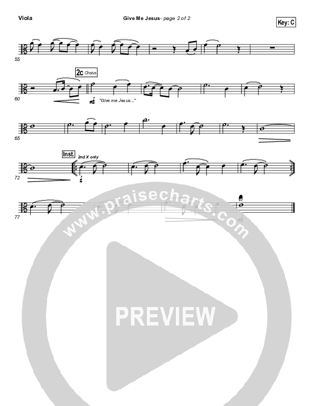 Give Me Jesus Viola (Jeremy Camp)