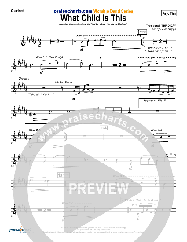 What Child Is This Wind Pack (Third Day)