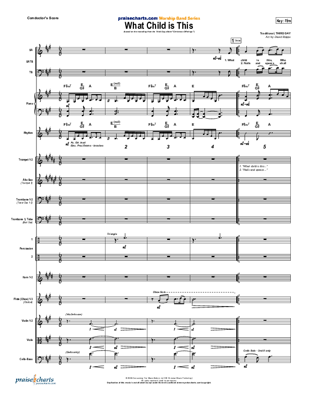 What Child Is This Conductor's Score (Third Day)